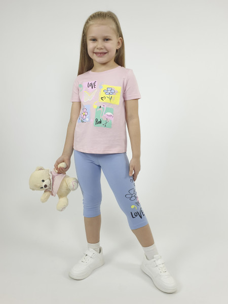 Комплект для девочки (фуфайка+ лосины)