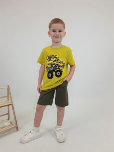 Комплект для мальчика (фуфайка+шорты)