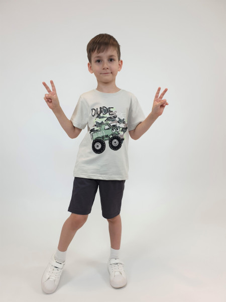 Комплект для мальчика (фуфайка+шорты)