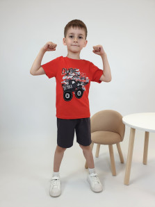 Комплект для мальчика (фуфайка+шорты)