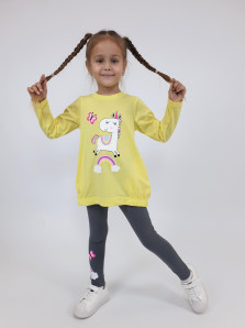 Комплект для девочки (фуфайка+ лосины)