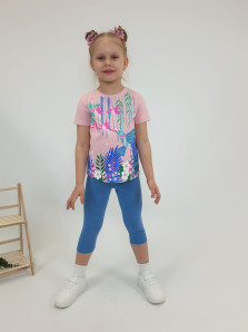 Комплект для девочки (фуфайка+ лосины)