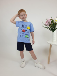 Комплект для мальчика (фуфайка+шорты)