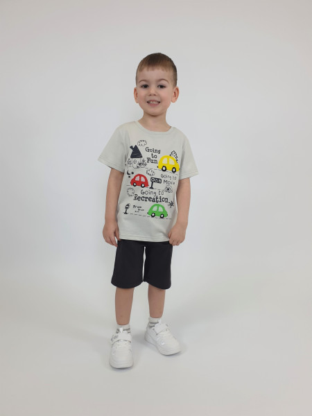 Комплект для мальчика (фуфайка+шорты)