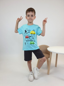 Комплект для мальчика (фуфайка+шорты)