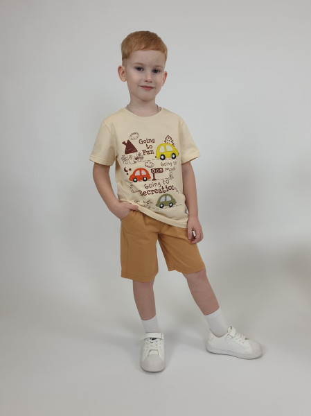 Комплект для мальчика (фуфайка+шорты)