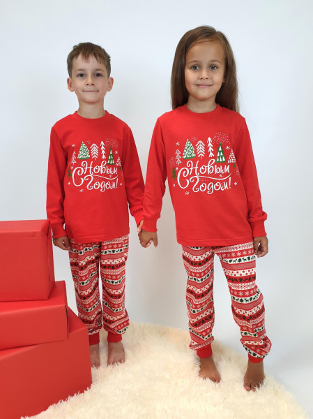 Пижама для детей (фуфайка и брюки)