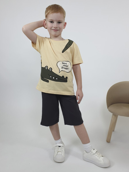 Комплект для мальчика (фуфайка+шорты)