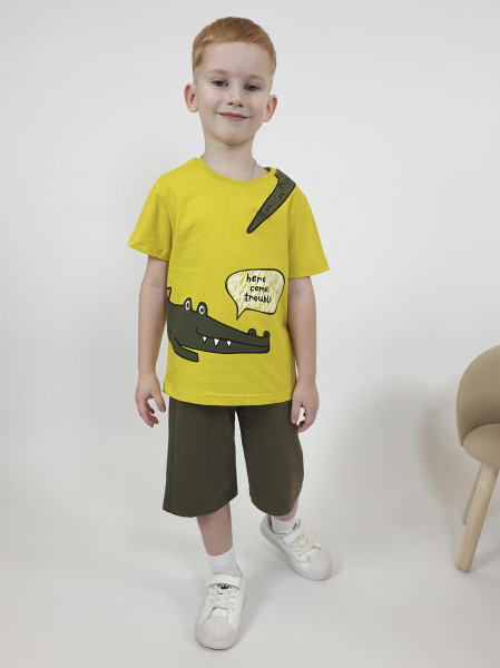 Комплект для мальчика (фуфайка+шорты)