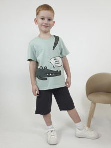 Комплект для мальчика (фуфайка+шорты)