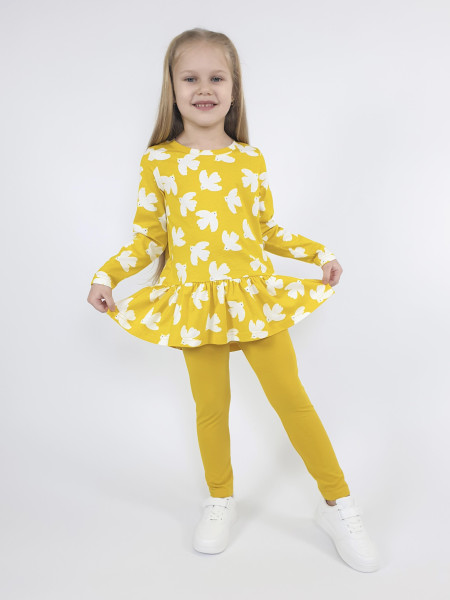 Комплект для девочки (фуфайка+ лосины)