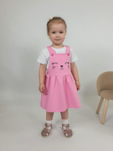 Комплект для девочки (сарафан+ фуфайка)