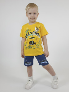 Комплект для мальчика (фуфайка+шорты)