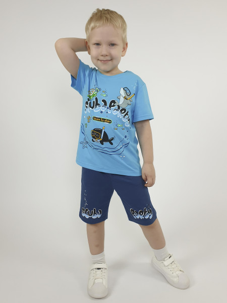 Комплект для мальчика (фуфайка+шорты)