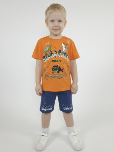 Комплект для мальчика (фуфайка+шорты)