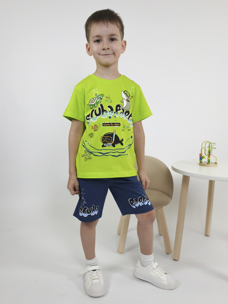 Комплект для мальчика (фуфайка+шорты)