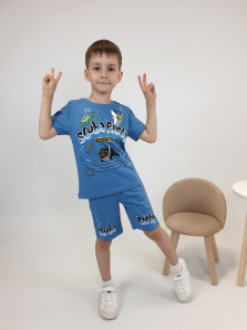 Комплект для мальчика (фуфайка+шорты)