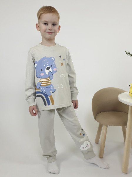 Пижама для мальчика (фуфайка и брюки)