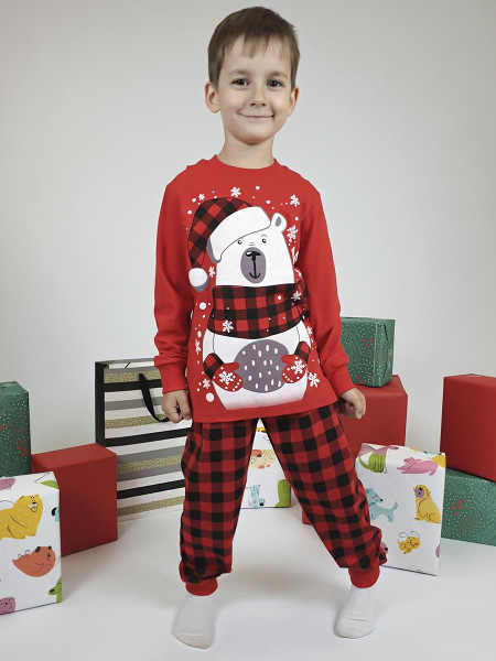 Пижама для мальчика (фуфайка и брюки)