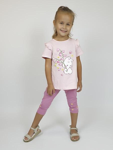 Комплект для девочки (фуфайка+ лосины)