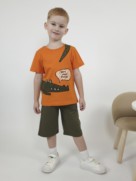 Комплект для мальчика (фуфайка+шорты)