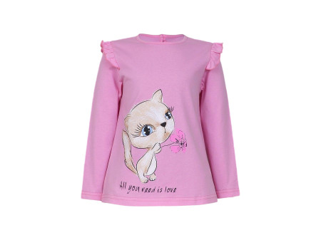 Фуфайка для девочки