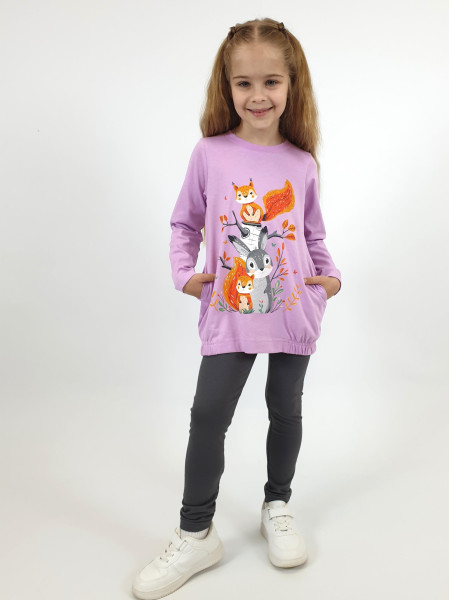 Комплект для девочки (джемпер+ лосины)