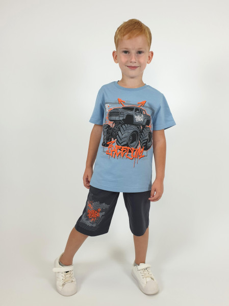 Комплект для мальчика (джемпер+шорты)