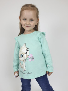 Фуфайка для девочки