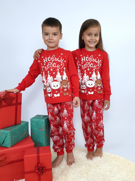 Пижама для мальчика (фуфайка и брюки)
