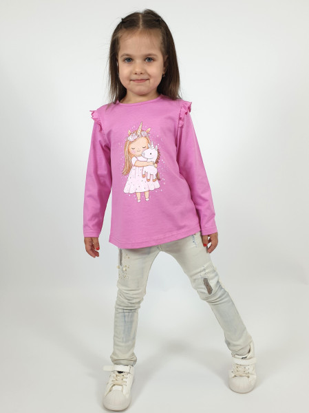 Фуфайка для девочки