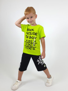 Комплект для мальчика (джемпер+шорты)