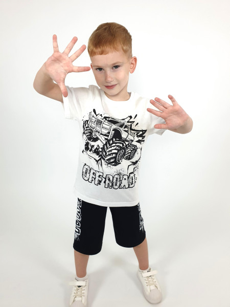 Комплект для мальчика (джемпер+шорты)