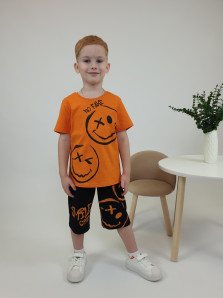 Комплект для мальчика (фуфайка+шорты)