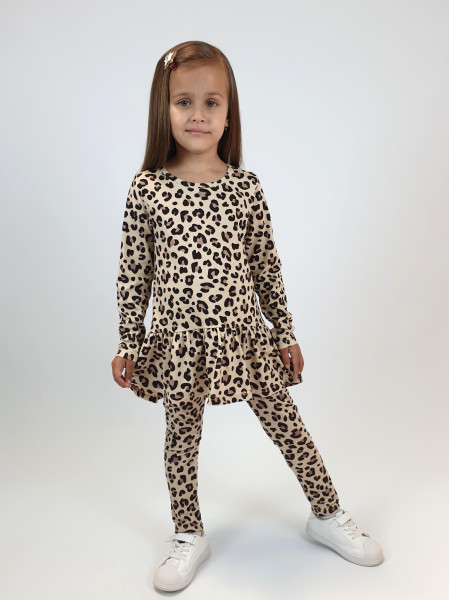 Комплект для девочки (фуфайка+ лосины)