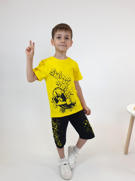 Комплект для мальчика (джемпер+шорты)