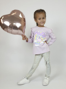 Фуфайка для девочки