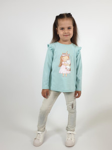 Фуфайка для девочки