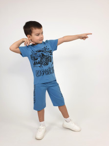 Комплект для мальчика (джемпер+шорты)