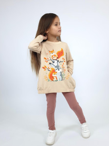 Комплект для девочки (джемпер+ лосины)