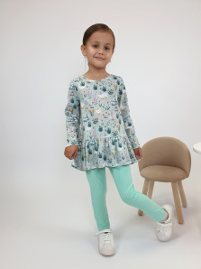 Комплект для девочки (фуфайка+ лосины)