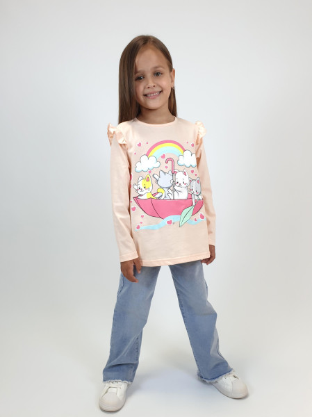 Фуфайка для девочки