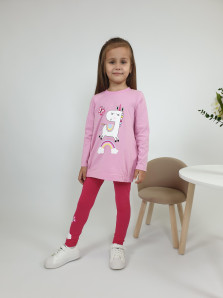Комплект для девочки (фуфайка+ лосины)