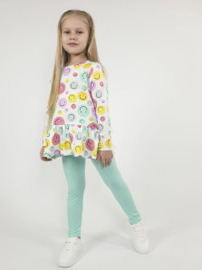 Комплект для девочки (фуфайка+ лосины)