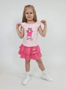 Комплект для девочки (фуфайка+ юбка)