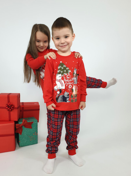 Пижама для мальчика (фуфайка и брюки)