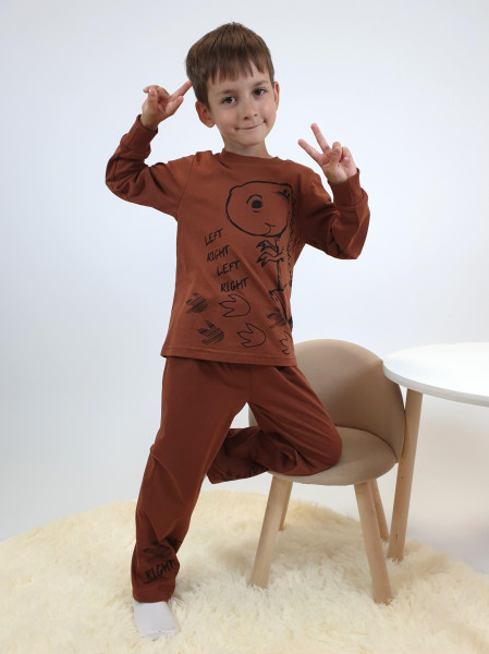 Пижама для мальчика (фуфайка и брюки)