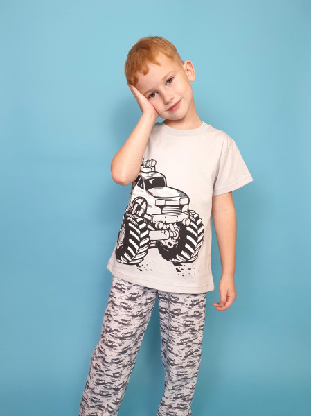 Пижама для мальчика (фуфайка и брюки)