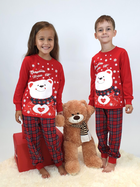 Пижама для мальчика (фуфайка и брюки)