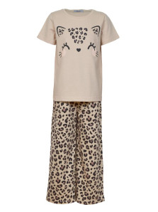 Пижама для девочки (фуфайка и брюки)